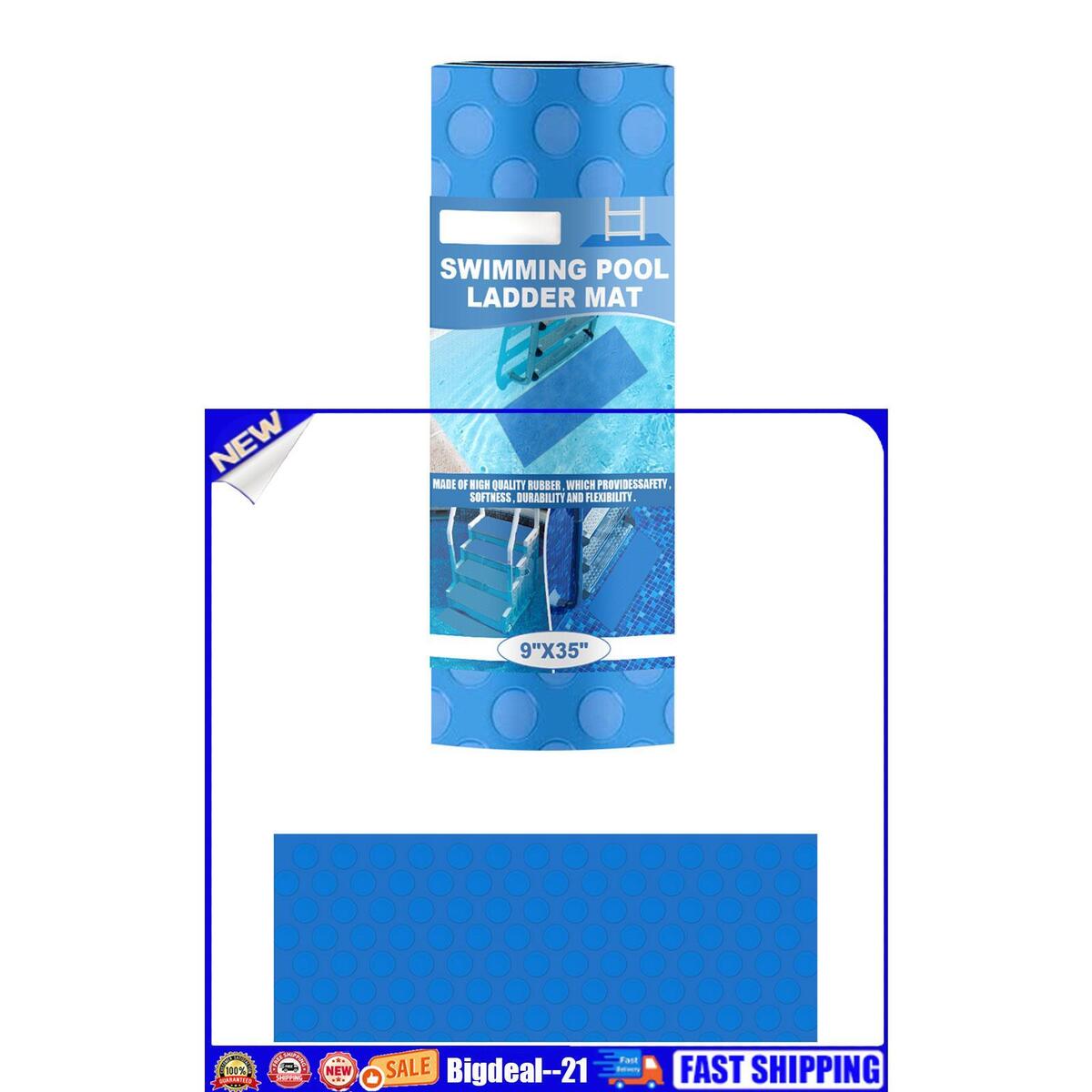 Flexible Swimming Pool Ladder Mat - Wear-resistant & Non-slip Pool Step Pad