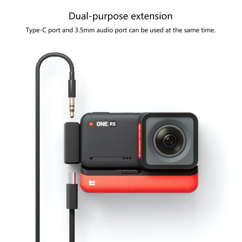For 360 ONE RS Charging Audio Adapter Supports 3.5mm External Audio Adapter