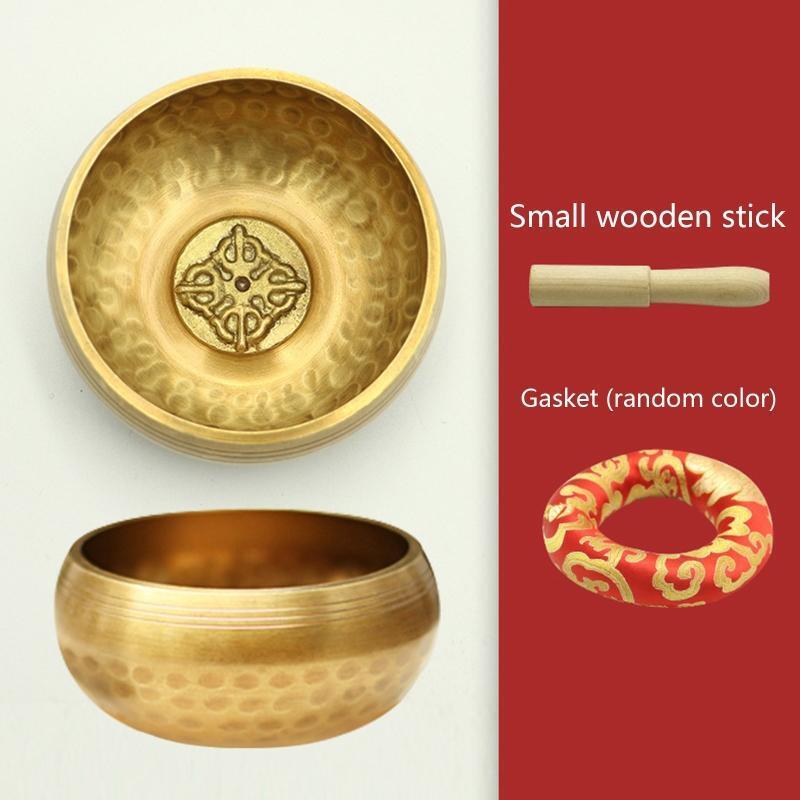 Nepal Tibetan Buddhist Bowl Set Pad Ring Mallet Meditation Singing Bowls Kit