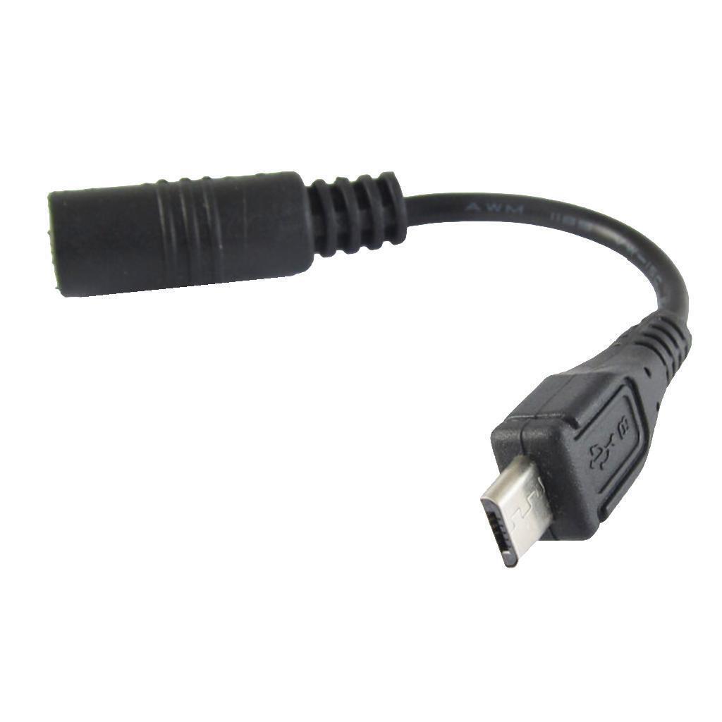 USB 2.0 Male Plug To 5.5x2.1mm Female Charger Charging DC
