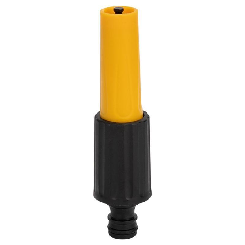 Plastic Garden Hose Nozzle High Pressure Straight Water Spray Gun Rotatable