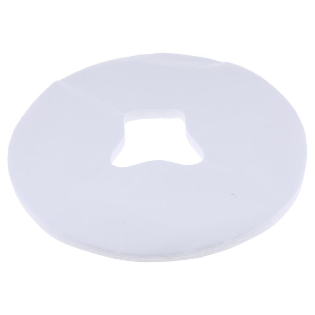 100 Pcs Silicone Massage Table Cradle Face Pillow HeadRest Disposable Covers
