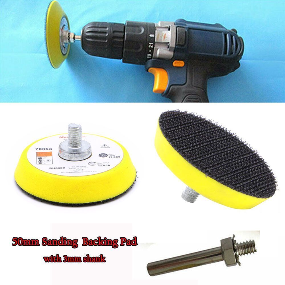 2inch 50mm for Polishing & Grinding Sanding Pad Sander Disc Polish Backer Plate