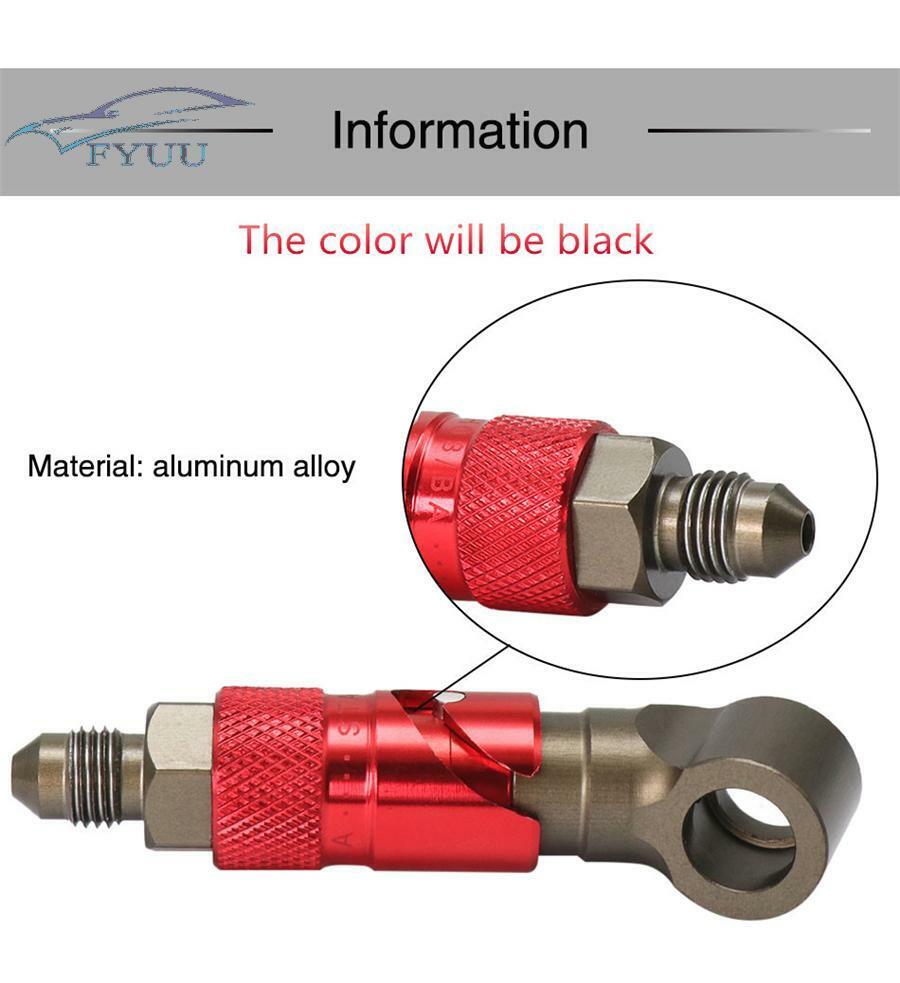 CNC Aluminum AN3 Brake Line Fluid Connect Fitting Brake Tubing Brake Hose Kit