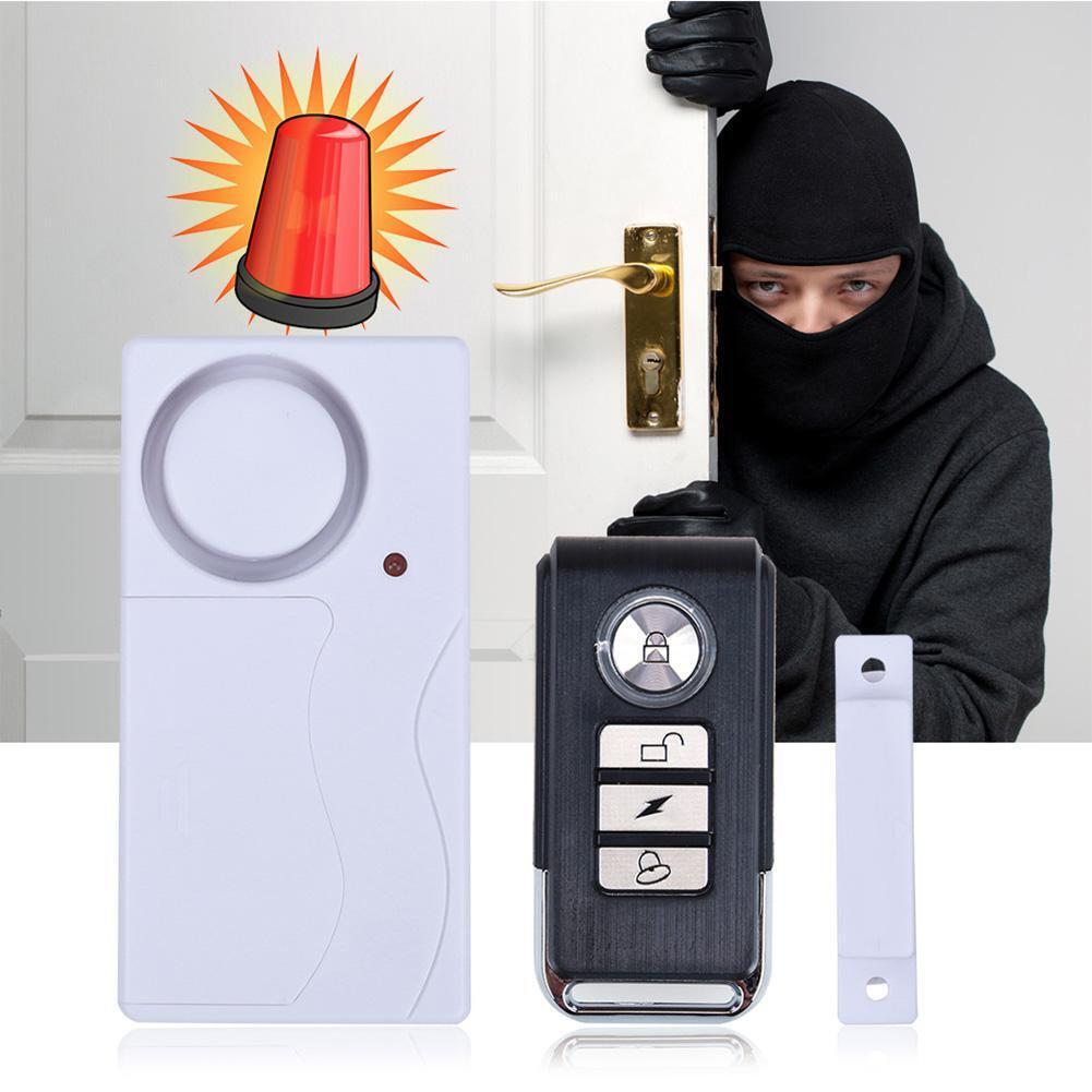 Door Window Entry Security ABS Wireless Remote Control Door Sensor Alarm