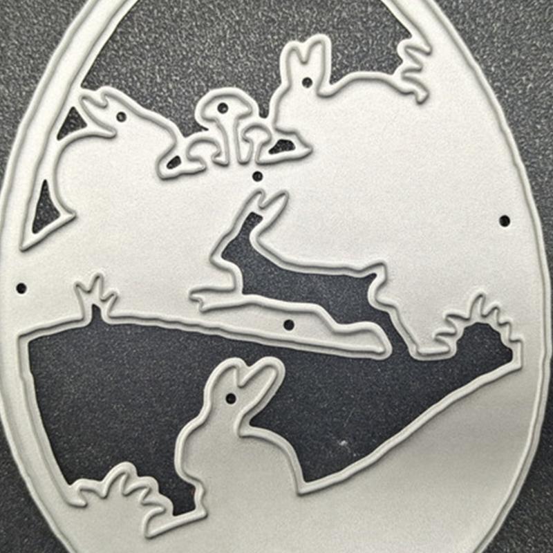 Easter Egg Bunny Metal Cutting Dies Stencil DIY Scrapbooking Album Paper Card