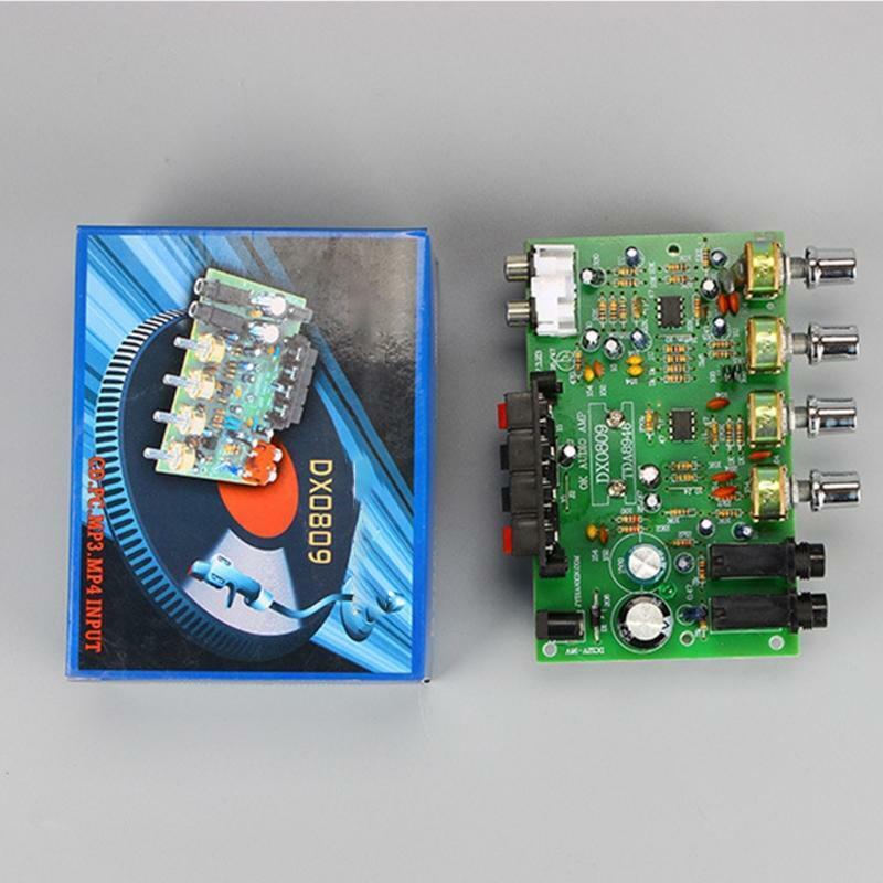 DC12V2A DIY DX-0809 Audio Amplifier Board 40W+40W Channel Stereo Amplificador