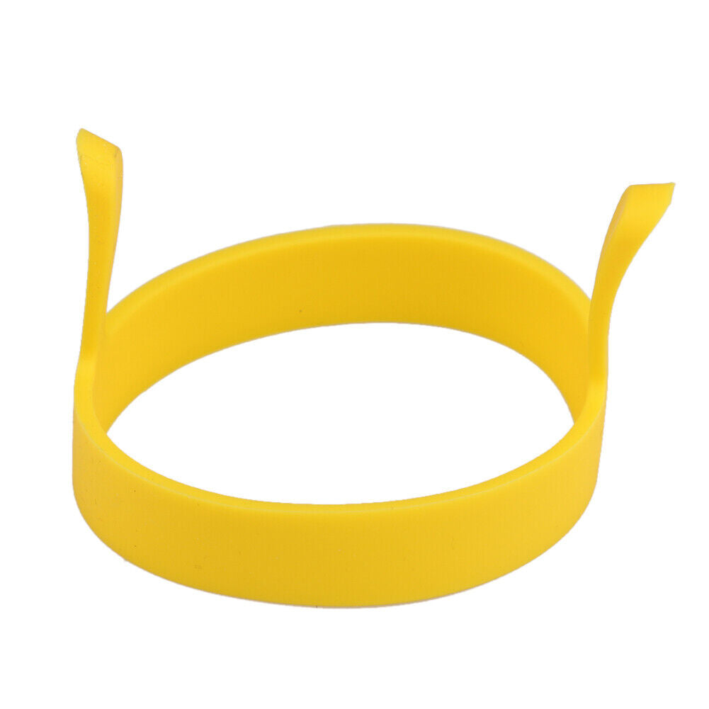 1pc Round Silicone Fried Egg Tool Pancake Mould Ring Poacher (Yellow)