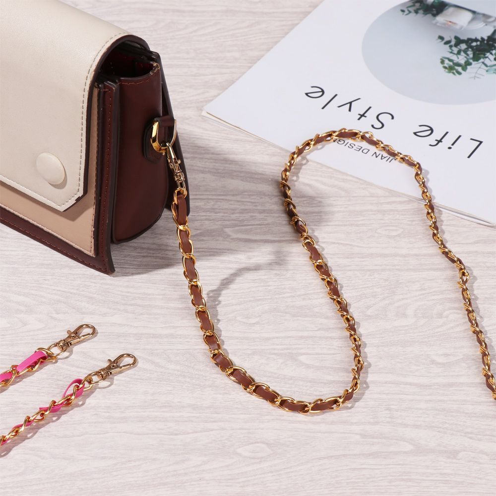 Leather Backpack strap Handbag Chain Decorative Chain Shoulder Bag aiguillette