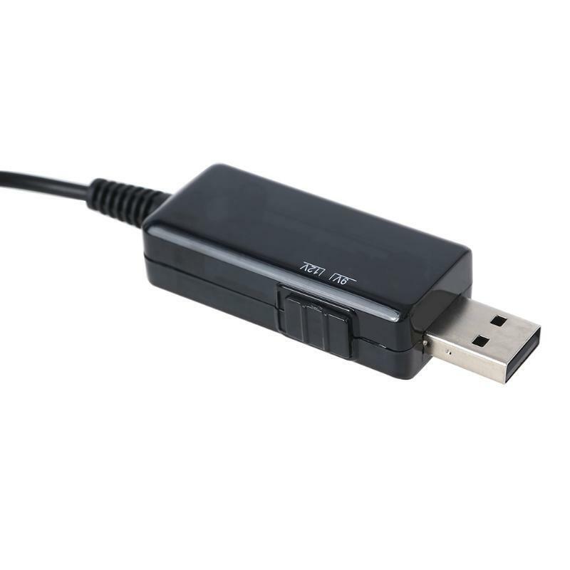 USB Boost Converter DC 5V to 9V 12V USB Step-up Converter Cable Connector