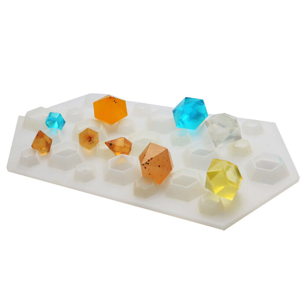 Diamond Shape Ice Ball Mould Silicone Whiskey Cube Maker Mold Party Supply