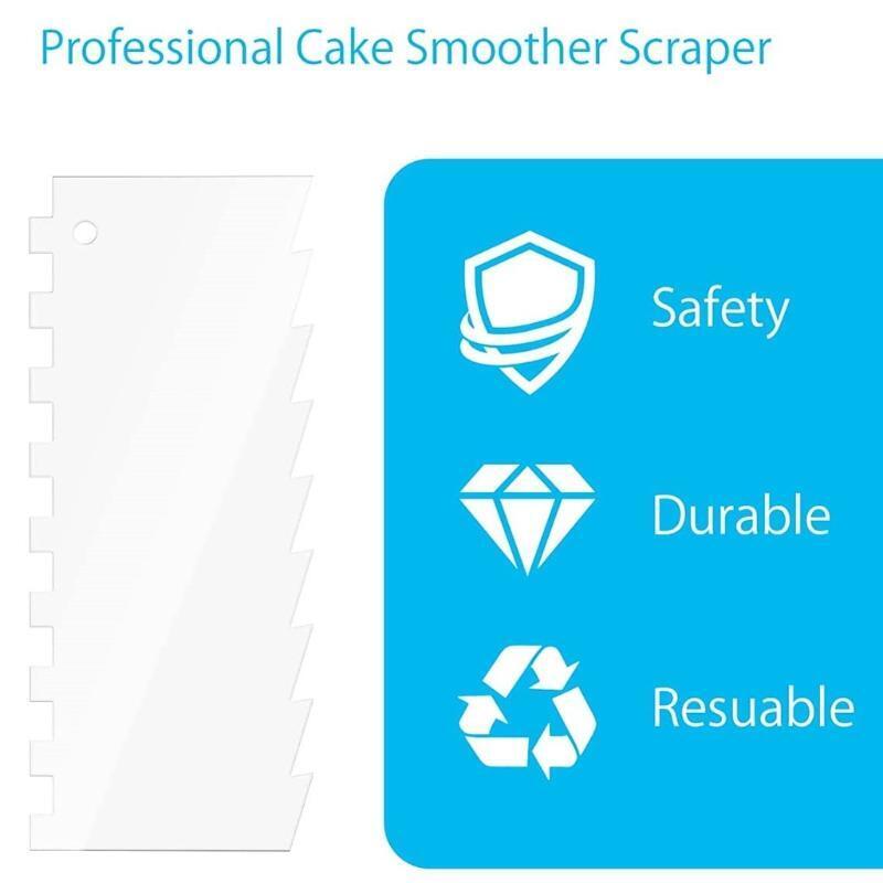 Large Cake Smoother Cake Edge Smoother Tools for Different Shapes of Cake Edges