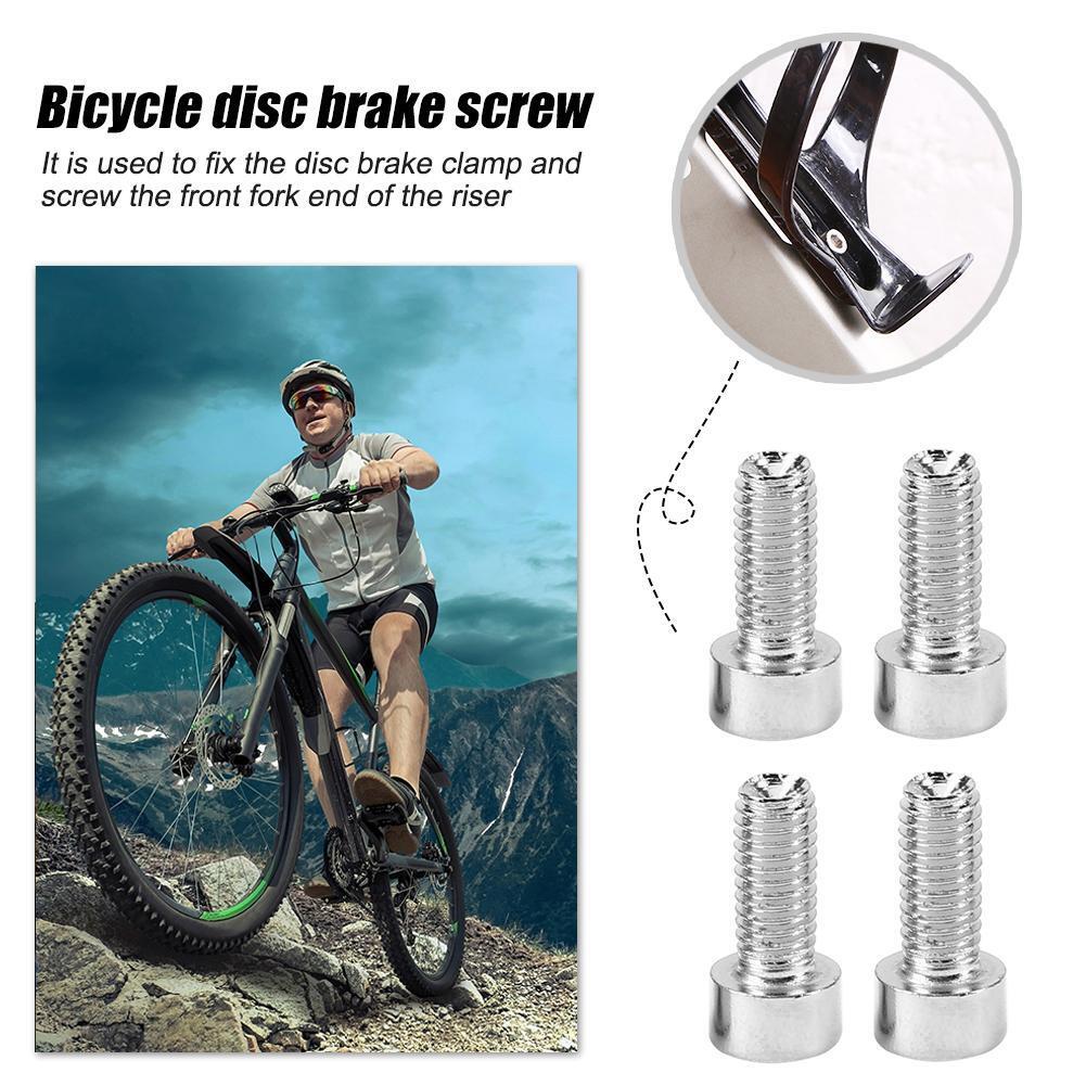 4pcs Bicycle MTB Bike Water Bottle Cage Bolts Kettle Holder Fixed Screws