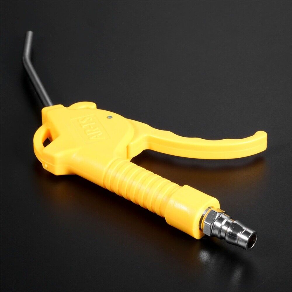 Yellow Air Compressor Blow Air Cleaner Dust Blow Gun Air Duster Handy Tool 1pc