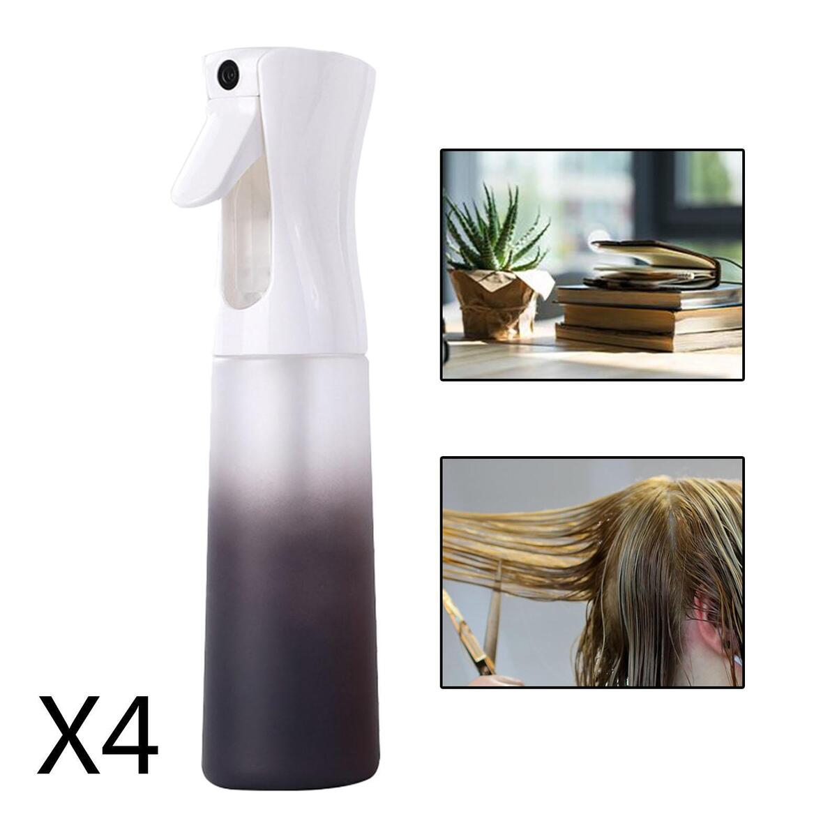 4pc Continuous  Water Bottles Pressurized Gradient Gray
