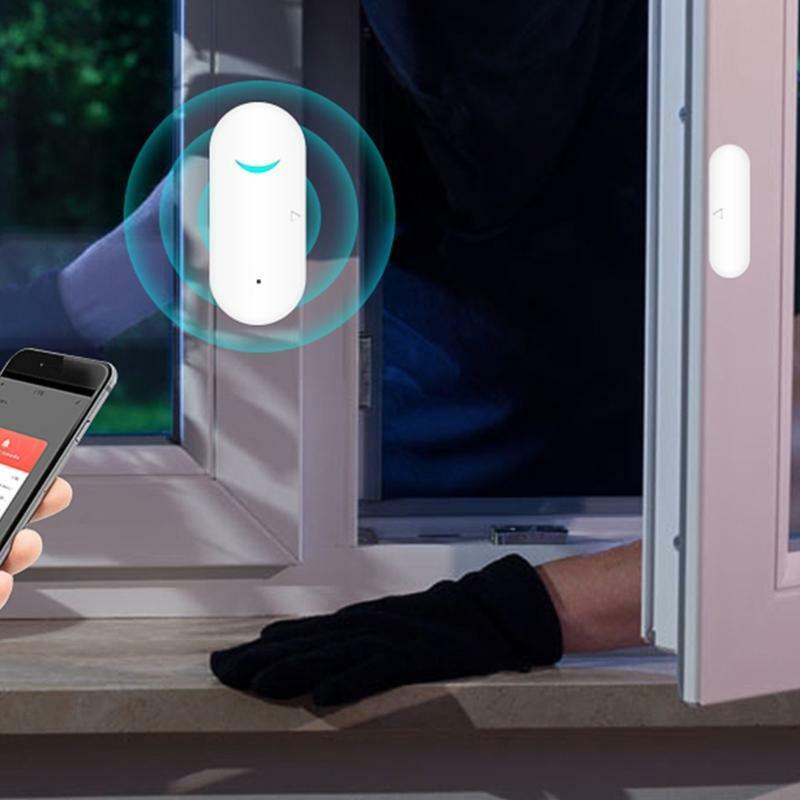 Door Alarm Home Security Window Open Contact Sensor for Bussiness Burglar Alert