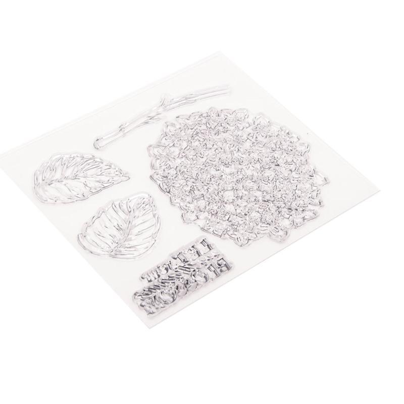 Flower Leaf Silicone Clear Seal Stamp DIY Scrapbooking Embossing Photo Album