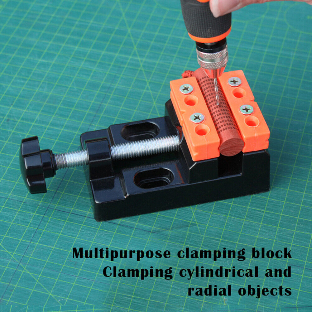 Universal 57mm Adjustable Mini Jaw Bench Clamp Drill Press Fixed Table Vise