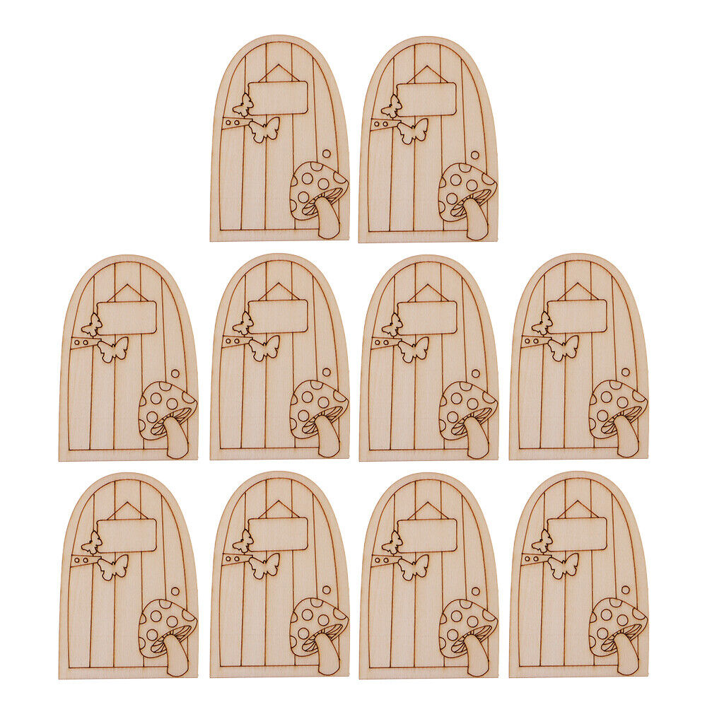 20Pieces Fairy Gardens Mini Wooden Fairy  Supplies Accessories