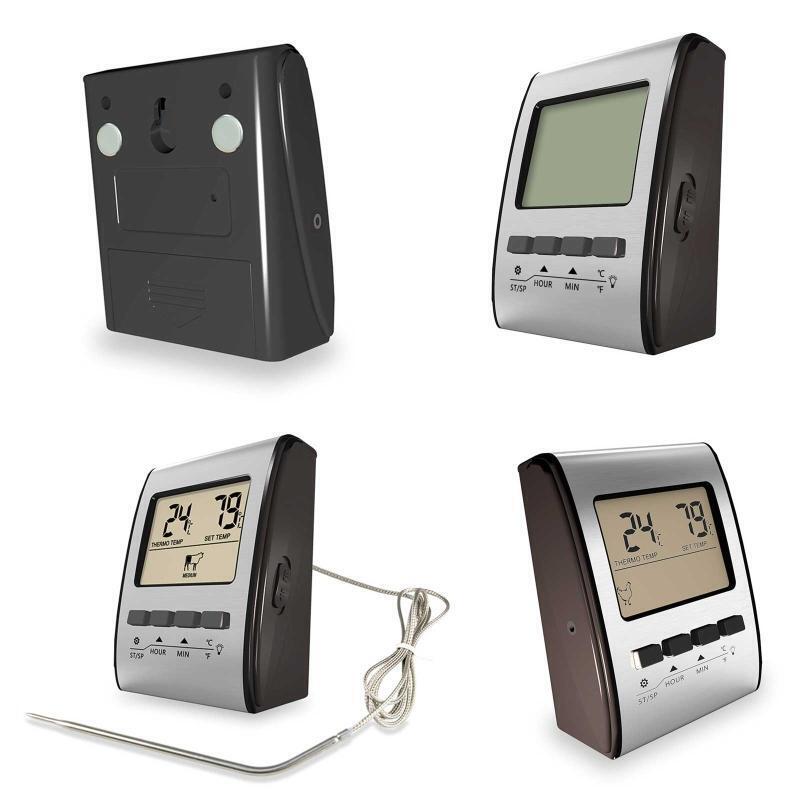 Digital Meat Thermometer for Cooking & Grilling BBQ Food Thermometer w/ Backlit