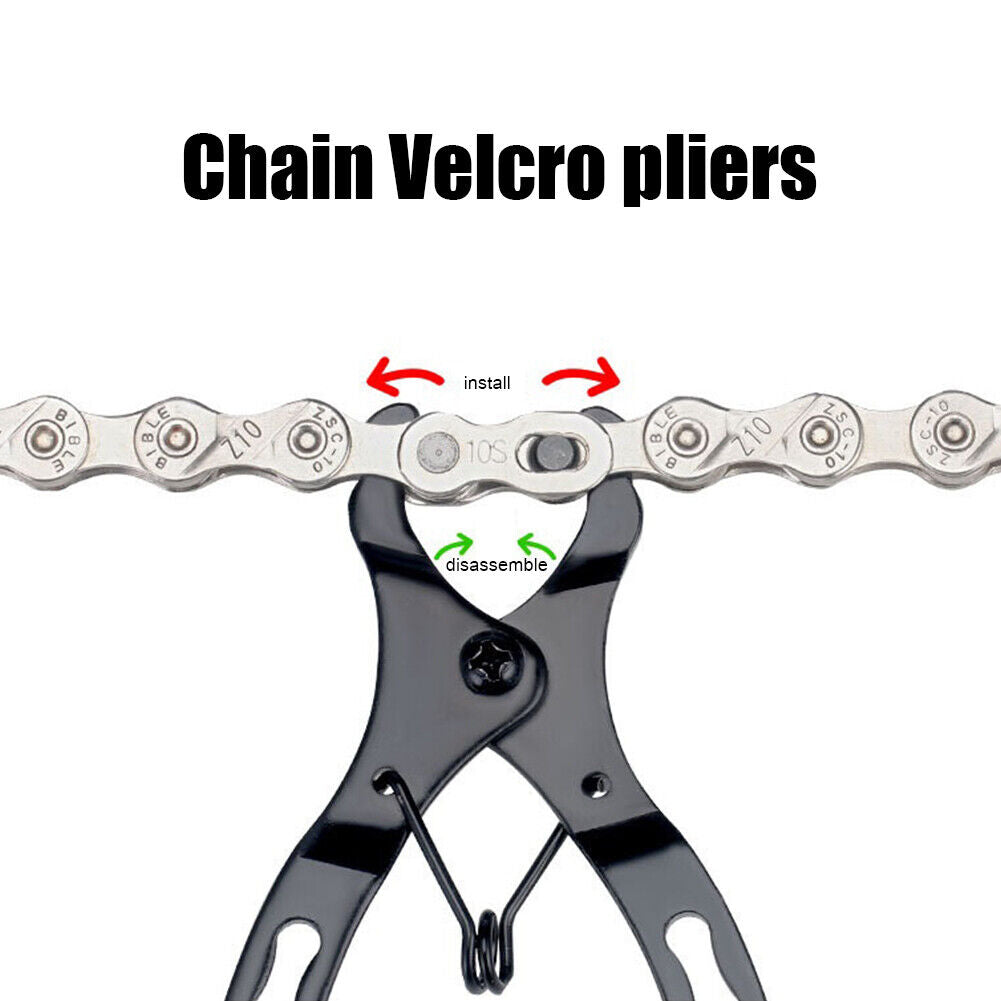 Bicycle Chain Link Buckles Pliers Clamps Bike Chain Removal Clip Hook (8S)
