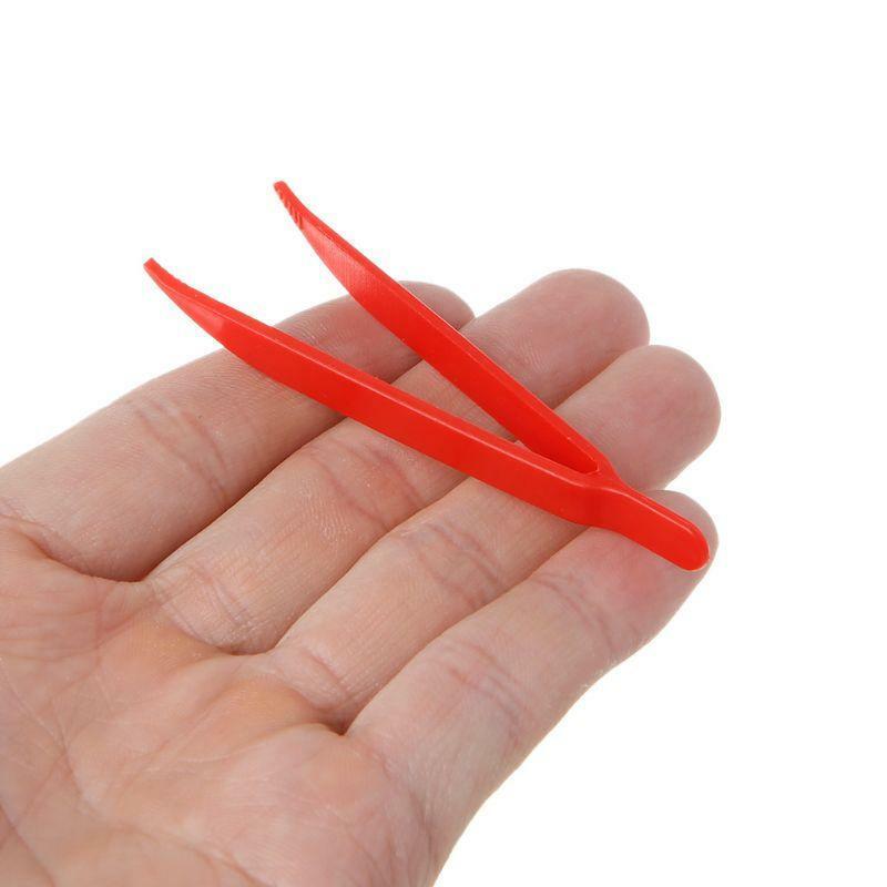10pcs Plastic Anti-static Tweezer Heat Resistant Maintenance Repair Tool
