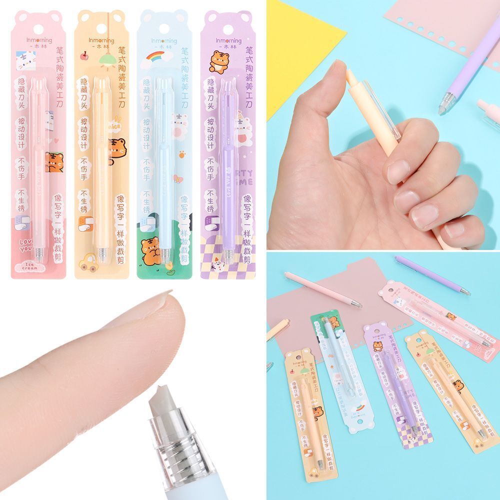 Portable Pen Type Cutting Knives Paper Cutter Craft Tools Ceramic Blade Cutter