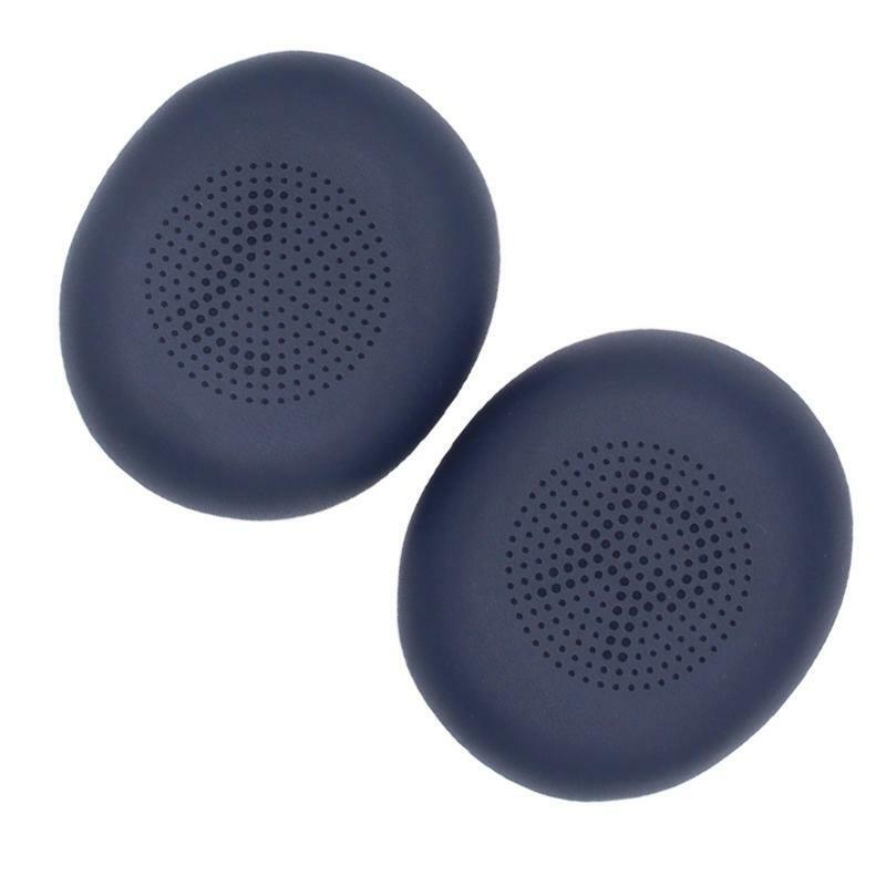 2pcs Protein Leather Ear Pads Cushion Repair for Elite 45h/Evolve 2 65 Headphone