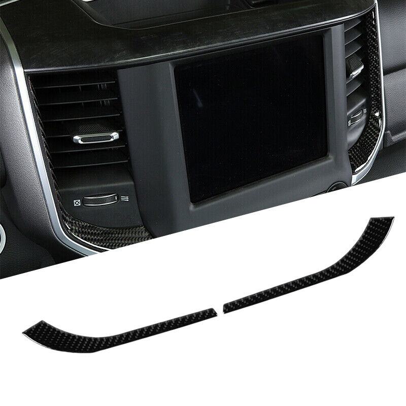 2pcs Center Console Air Vent Outlet Cover Trim Fit for Dodge Ram 1500 2018-2021