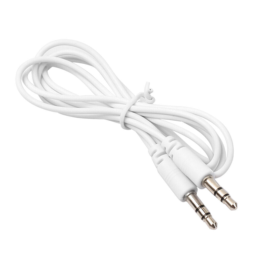 3.5 mm Stereo Jack Audio Cable 1/8 to 1/8 Male AUX Cord for Car Headphones