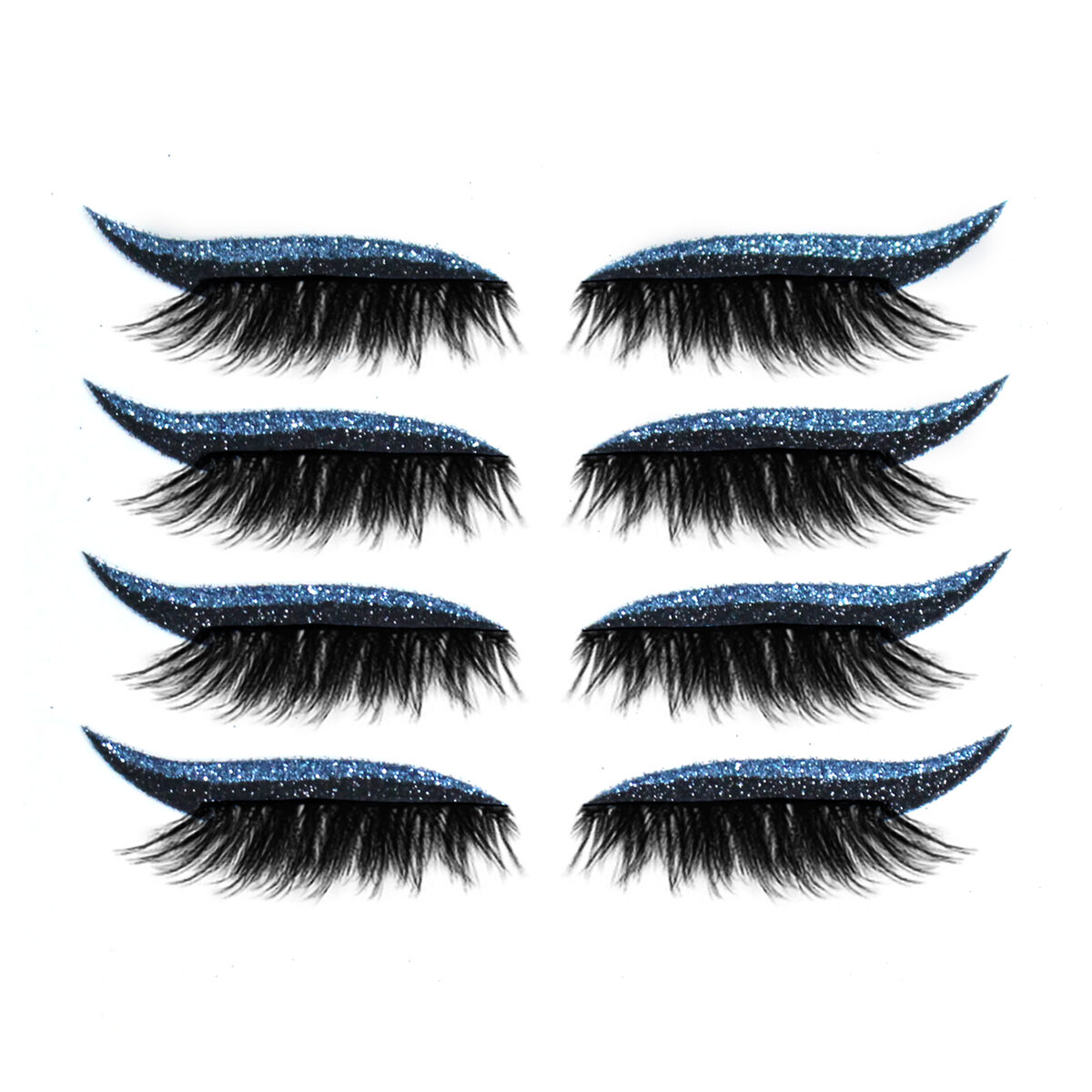 Eyelashes Reusable Eyeliner and False Eyelashes 2 In 1 Eyeliner Eyelashes Set