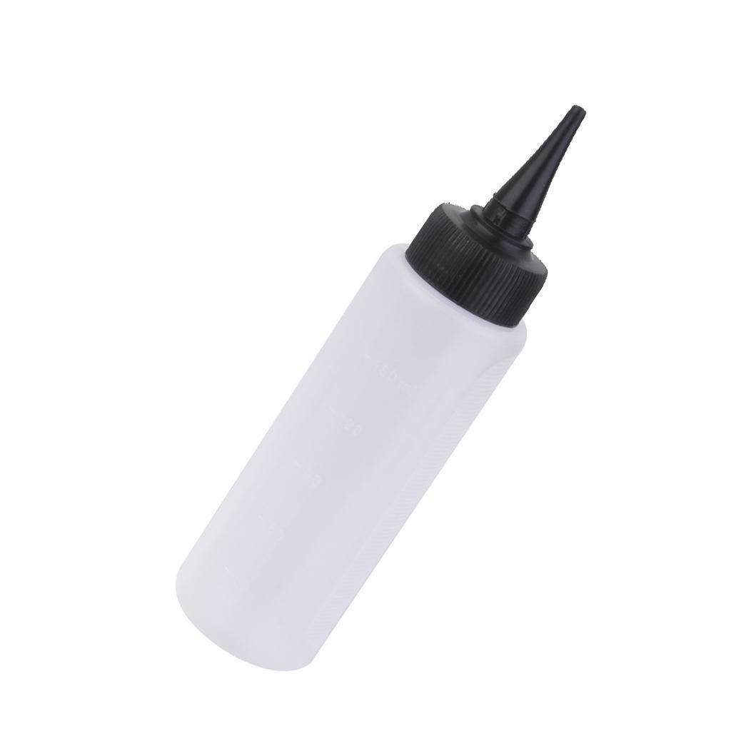 Plastic  Color dressing Squeeze Applicator Measuring Bottle 150ml