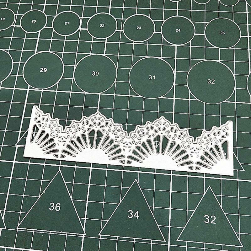 Fan Frame Metal Cutting Dies Stencil Scrapbooking DIY Album Paper Embossing