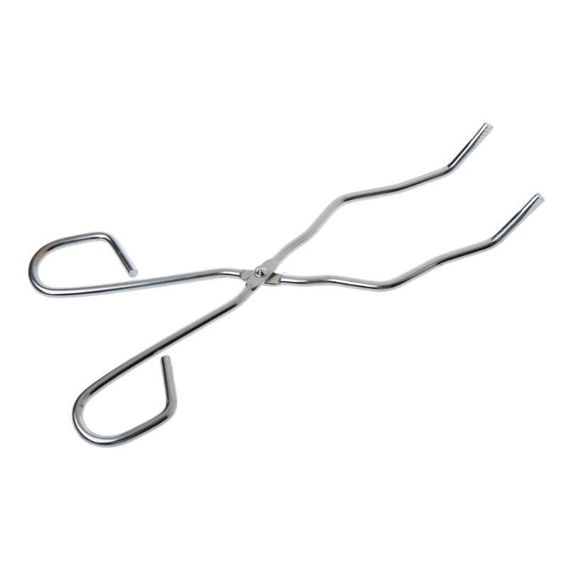 2Pcs Small Melting Quartz Ceramic Crucible Dish Cups With Stainless Steel Tongs