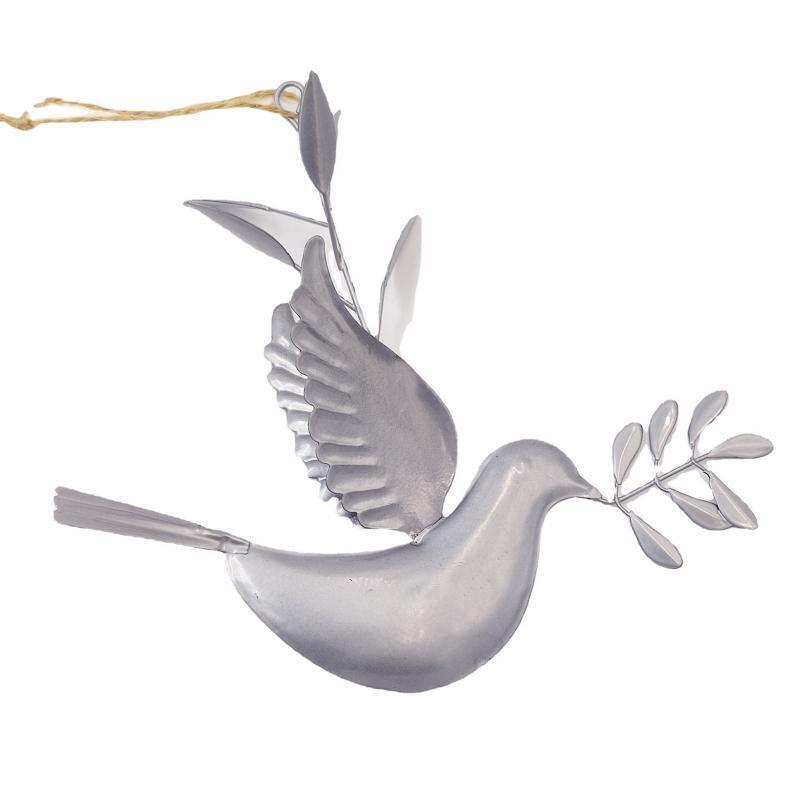Metal Doves Wall Art Decor Holiday Gifts Outdoor Wall Sculpture Decoration