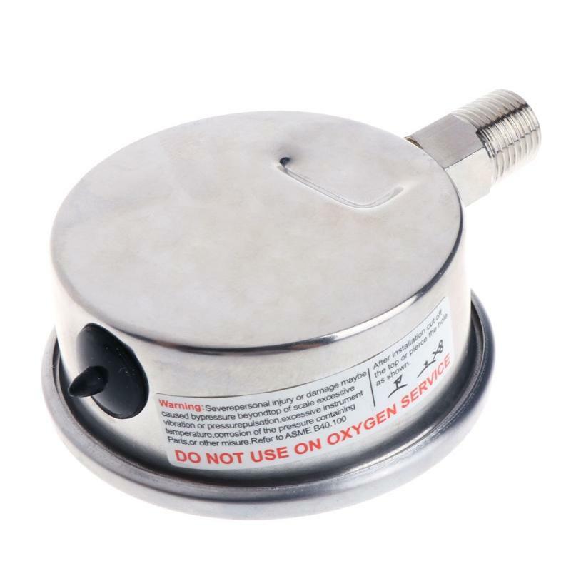 2in1 Water Purifier Tap Pipes Pressure Gauge Test Meter 0-1.6MPA Anti-vibration