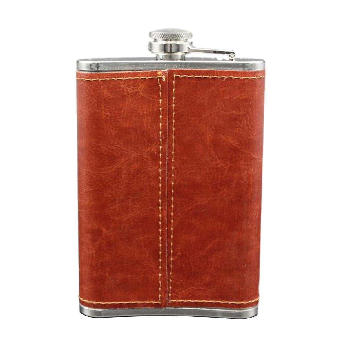 Hip Flask Stylish Sealed Flagon Drinkware for Hiking Wedding Party Spirits