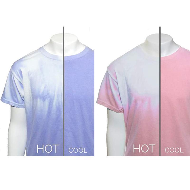 12 Colors Thermochromic Activated Pigment Heat Sensitive Color Change Powder Kit