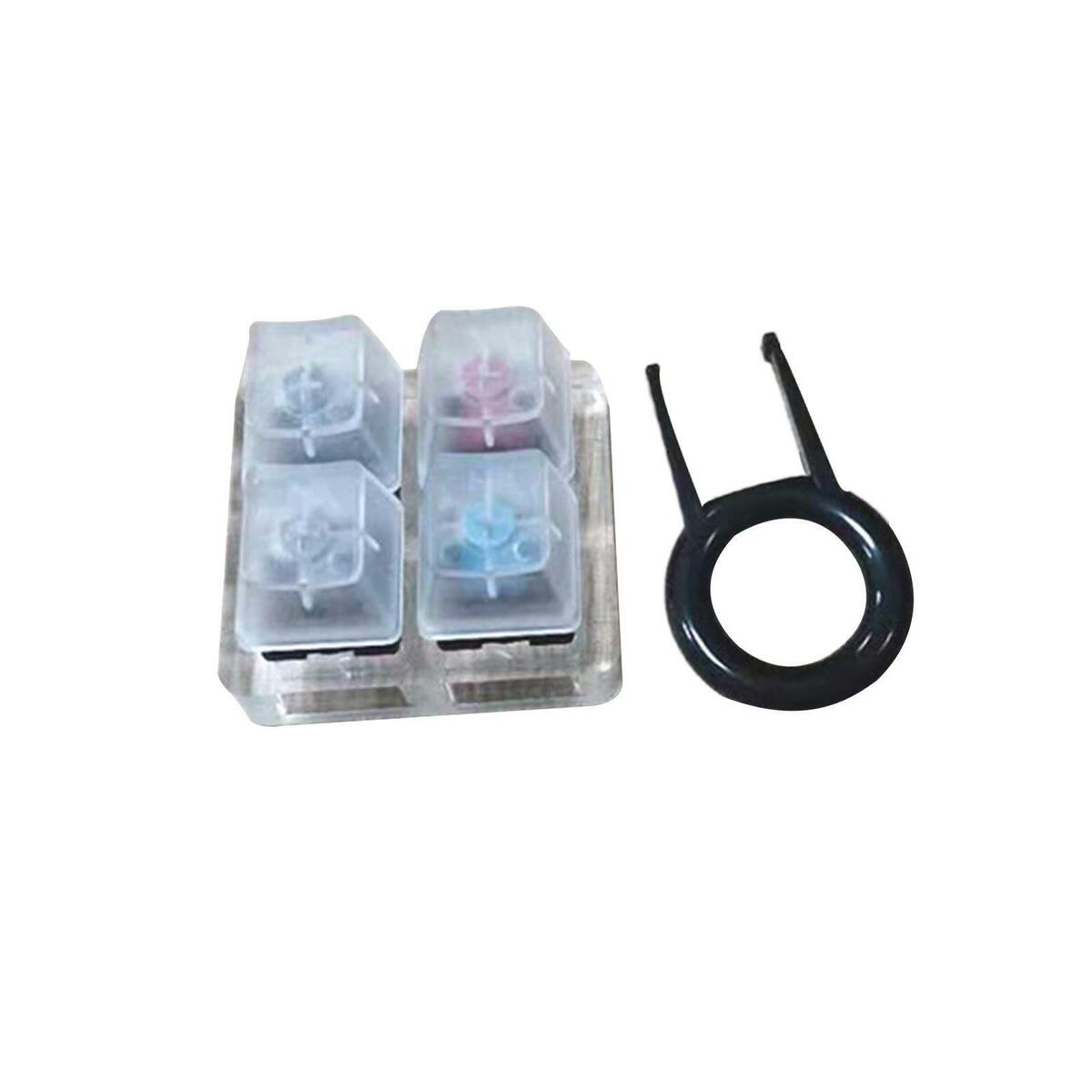 4-Key Switch   Opening for Mechanical Keyboard Red Tea Switches
