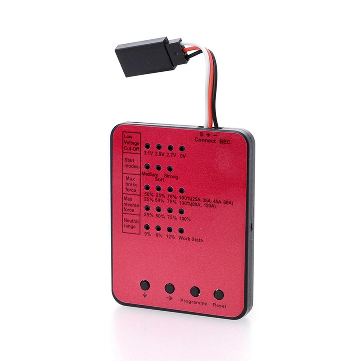 ESC LED Programming Card Electronic  Controller  for RC Car