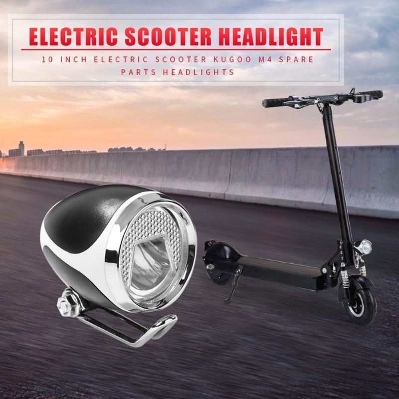 Electric Headlight E-scooter Front Light for Kugoo M4 Kick Scooter Bike Lamp 10"