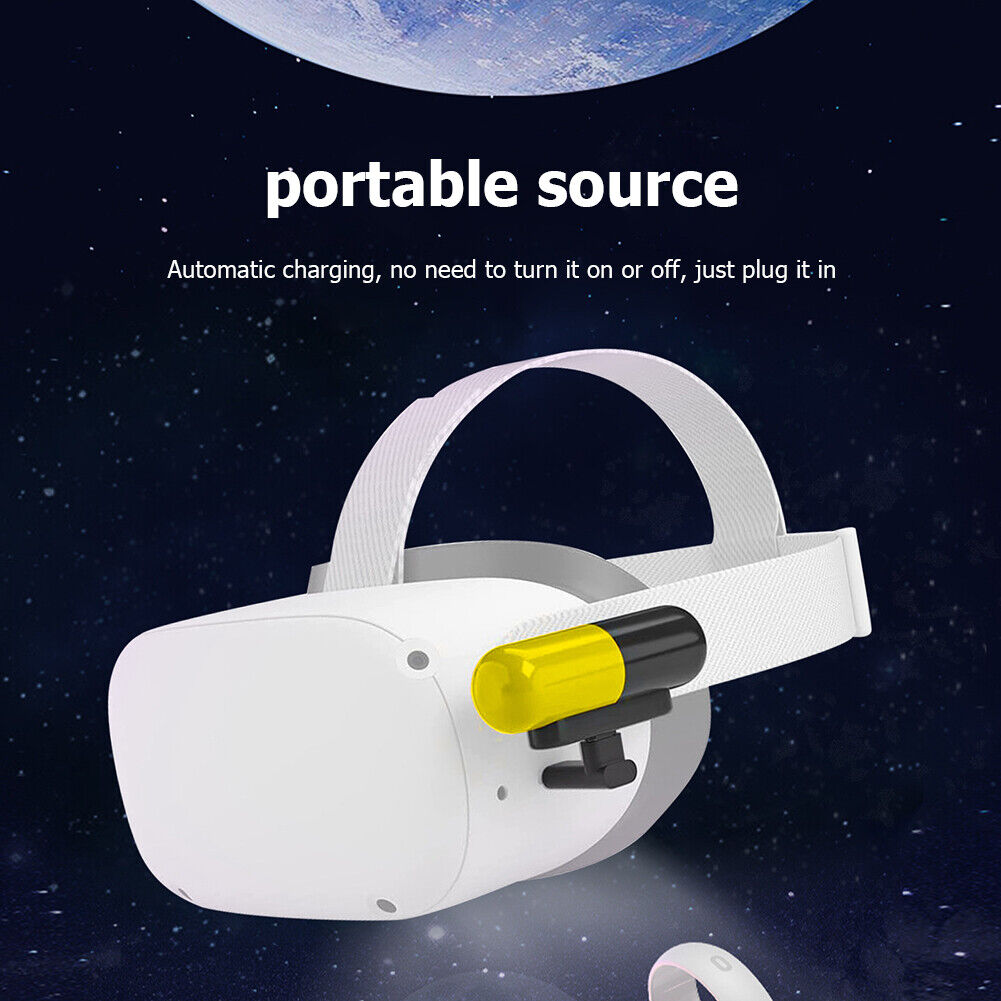 3300mAh Type-C Charger for Quest 2 Fast Charging Capsule Emergency Chargers