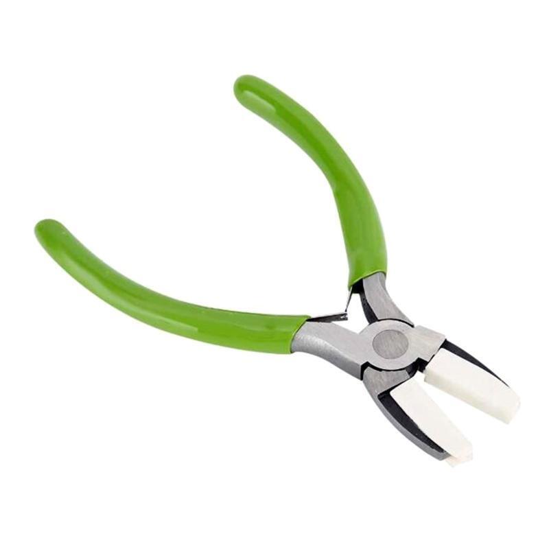 Practical Carbon Steel Pliers w/ Cover 5.5'' Nylon Pliers for DIY Jewelry Making