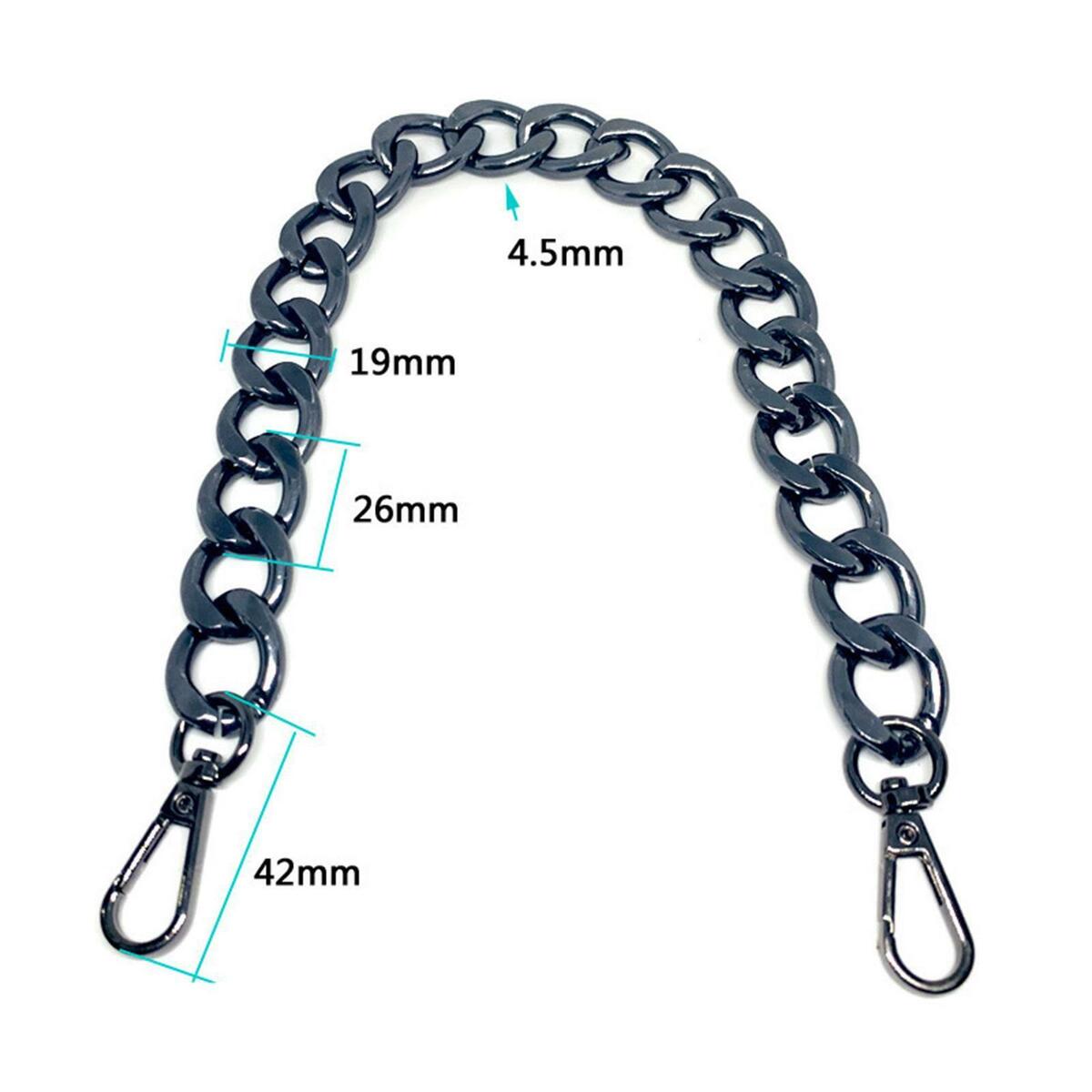 8x Purse Chain Strap Clutch  Strap  Crossbody Bag Handle