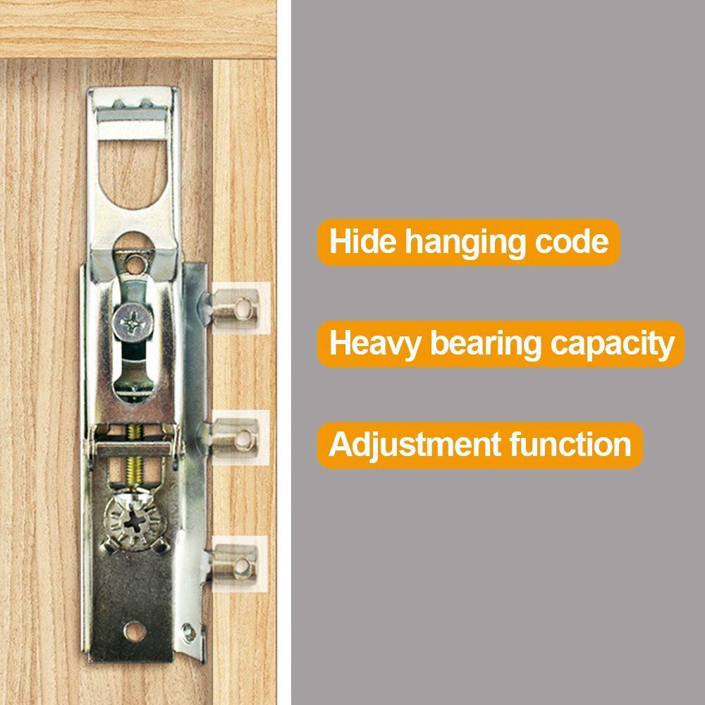 Wall cabinet fixing accessories Cabinet hanging parts Invisible Hanging code