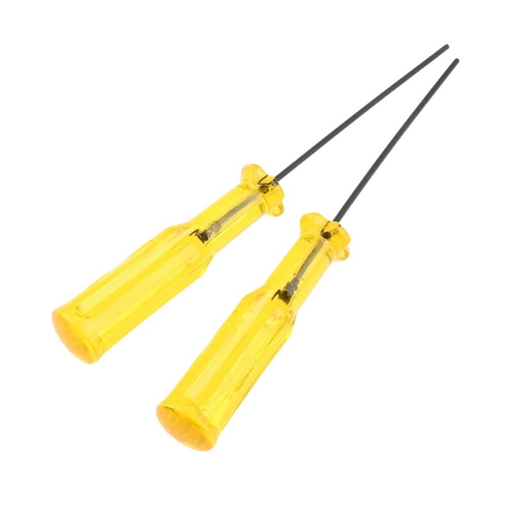 2pcs 1.6mm Plastic Metal Inner Six Angle Screwdrivers with Tube Protect Fingers