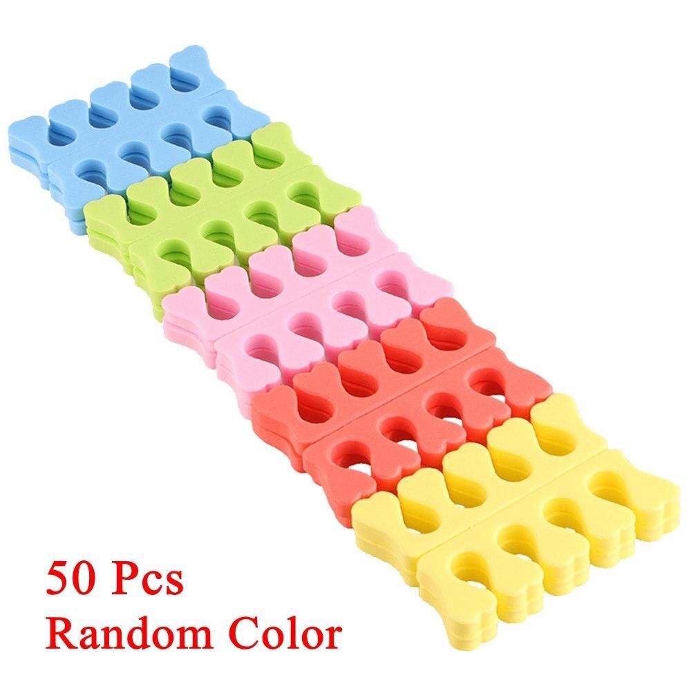 Manicure Soft Nail Art Tools Finger Toe Separator Sponge Foam Nail Care