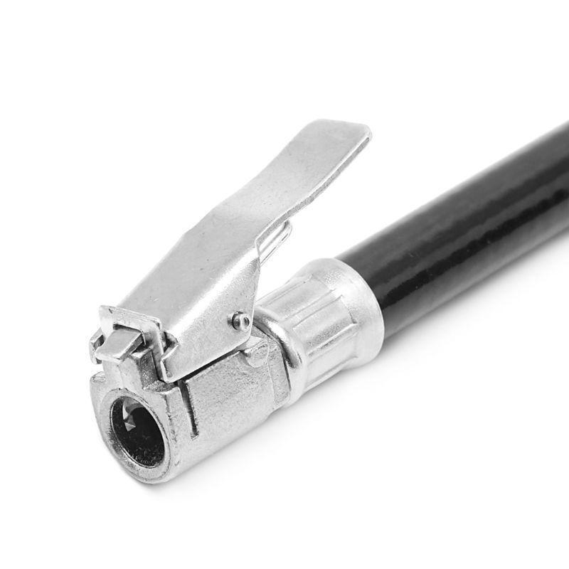 1PC Zinc Alloy Car Air Rubber Hose Lock on Clip Chuck Tire Inflator Self-locking