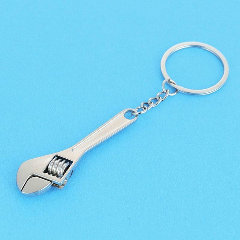 Adjustable Small Spanner Key Ring Tool Set Gifts Men Novelty Keyring Tools