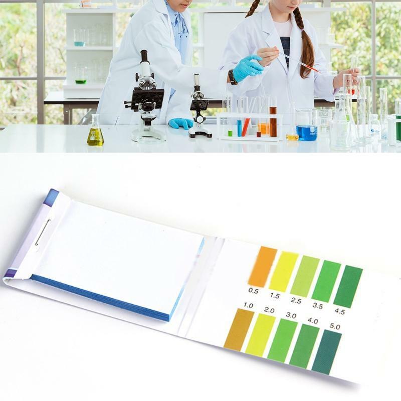 Test Paper PH Range 0.5-5.0 PH Alkaline Test Indicator Paper Water Litmus Test